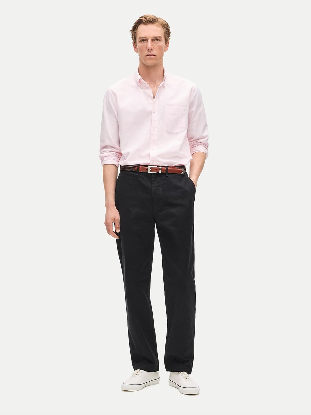 J. CREW Classic chino pant in Black Size 33/32 New! $98 BE611 - Picture 2 of 7